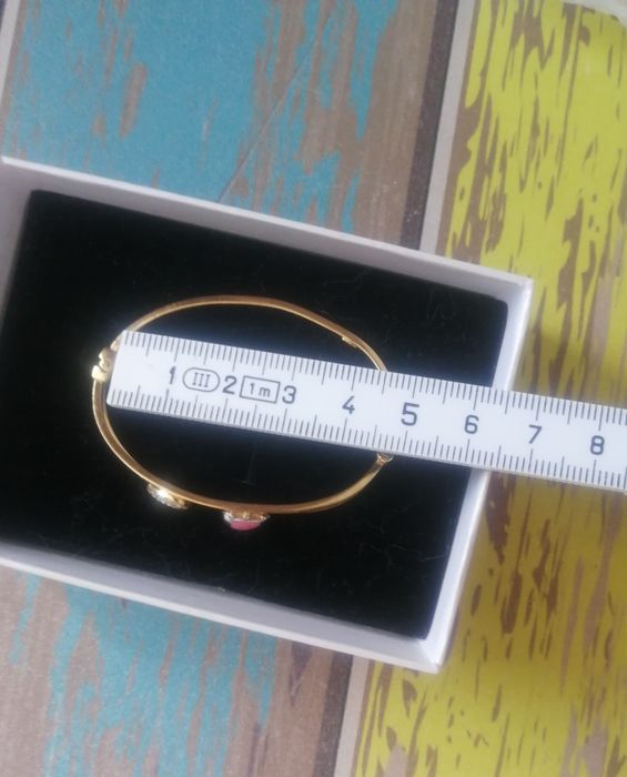 Brățară fixă fetițe, aur galben, 14 k, 585, 5,10gr
