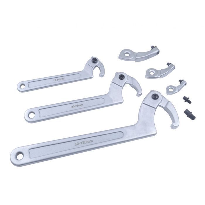 Set chei reglabile cu gheare 35-120mm