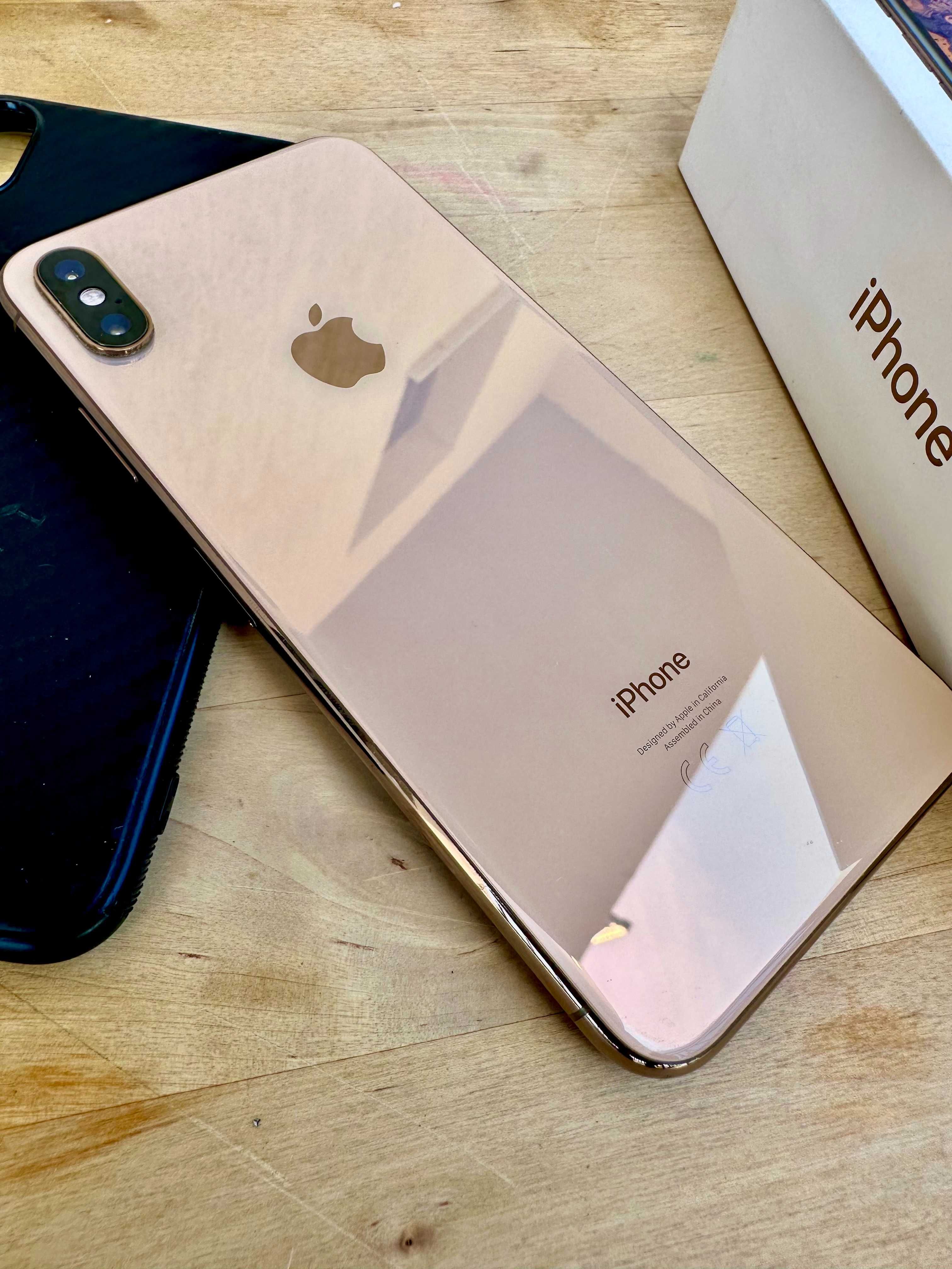 Vand iPhone XS Max Gold 64gb + Folie Noua