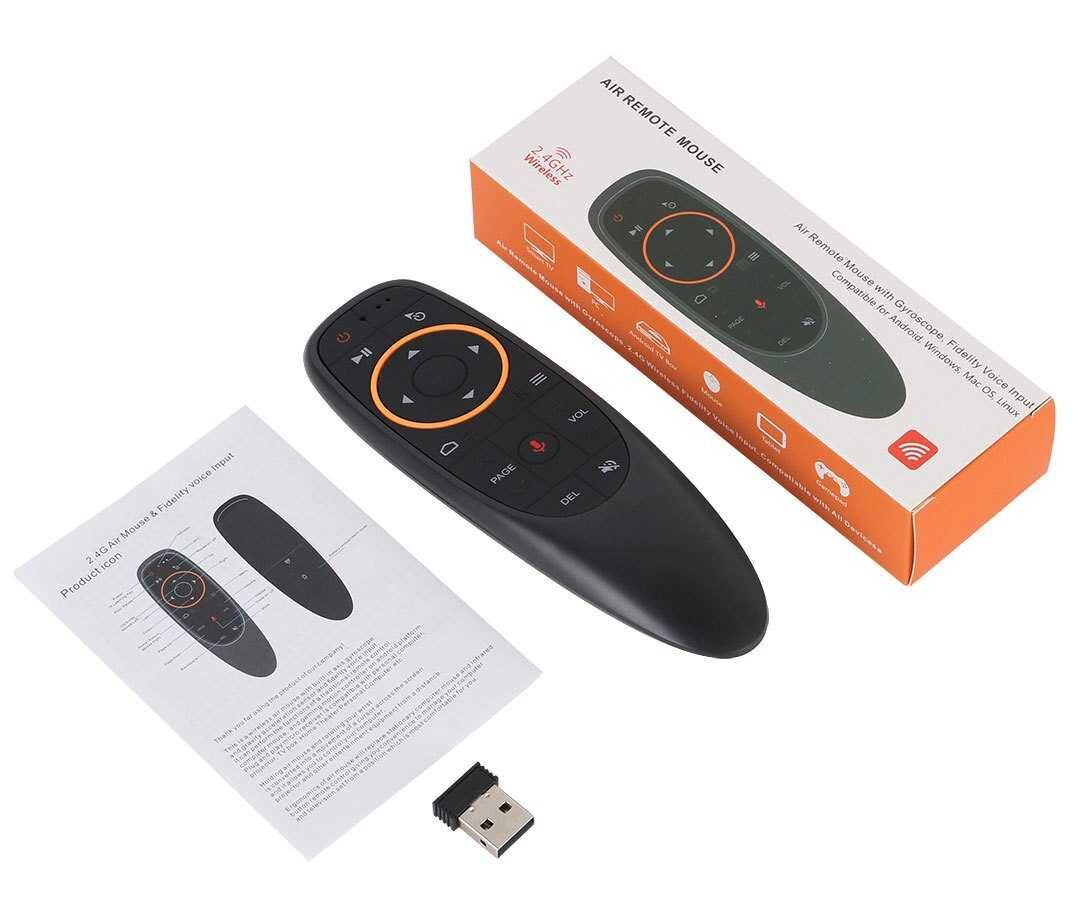 Air Mouse, Mini Tastatura Wireless Iluminata cu Touchpad Smart TV PC