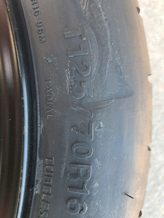 Резервна гума патерица 5х112 16 цола