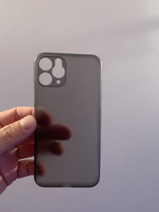 Husa ULTRA SLIM 0,2mm Negru Mat iPhone 16 15 14 Pro 13 12 11 Pro,XS