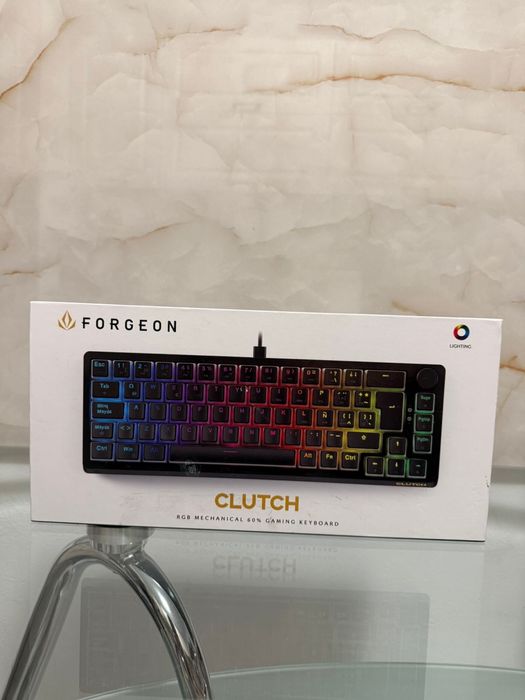 Tastatura Mecanica Forgeon Clutch RGB 60% Keyboard Gaming NOUA