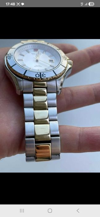 Ceas Swiss Hanowa geam safir (premium la preț ofertă) urgent