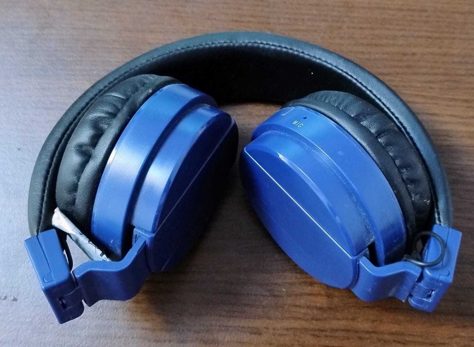 Căști bluetooth Clip Sonic TES 148G - gri și albastre