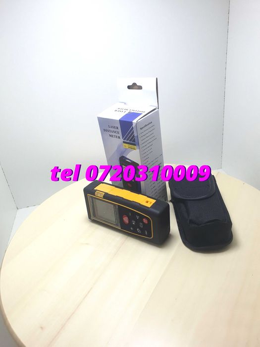 Ruleta  Telemetru Laser Verde 40m