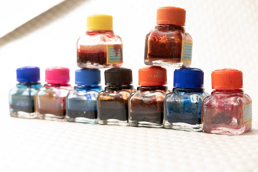 Cerneală Pelikan - Gunter Wagner (Milano) - pentru desen - anii 60