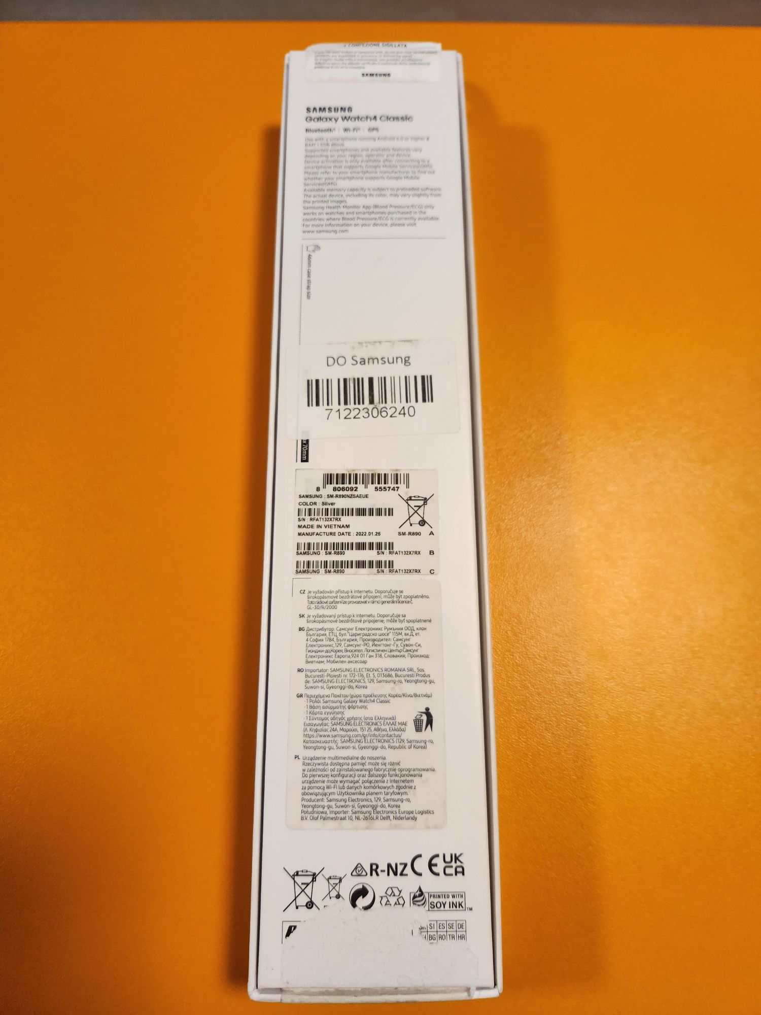 Samsung Watch4 Clasic R890N 46mm Silver, resigilate ,factura, garantie