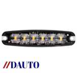 Stroboscop Slim, Lampa Speciala De Avertizare, Galbena, 6 LED-uri, 131mm, cu sincronizare