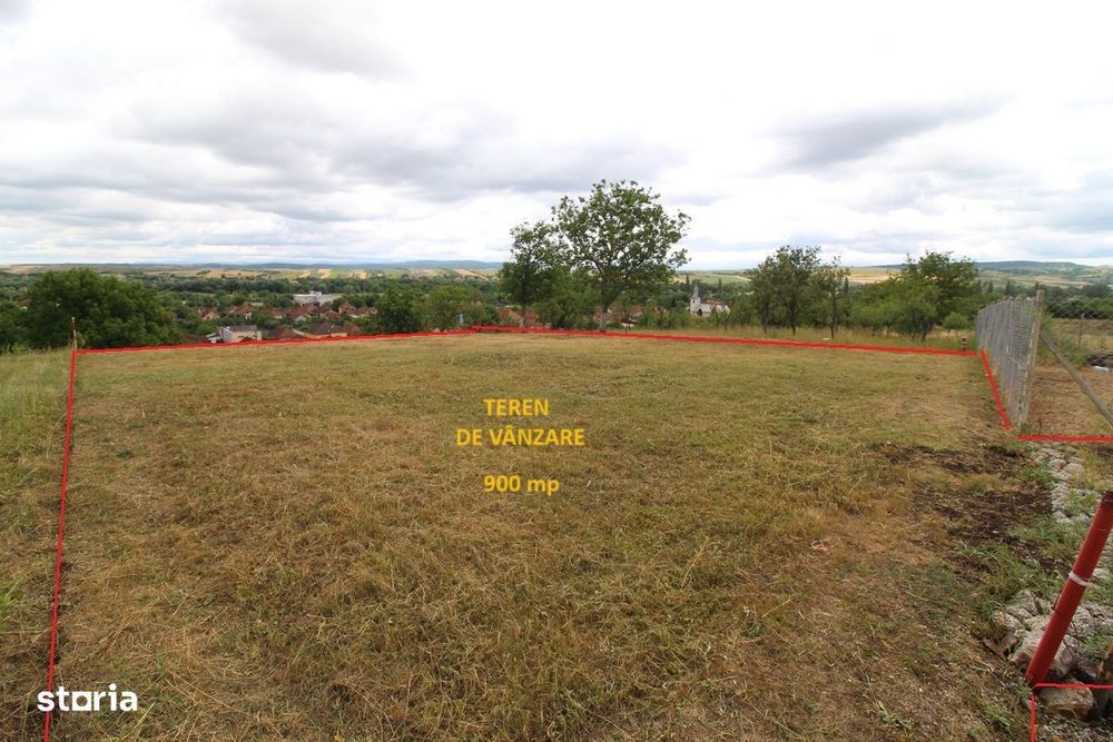 Vând teren intravilan 900mp, în Cristur (7 km de Deva)