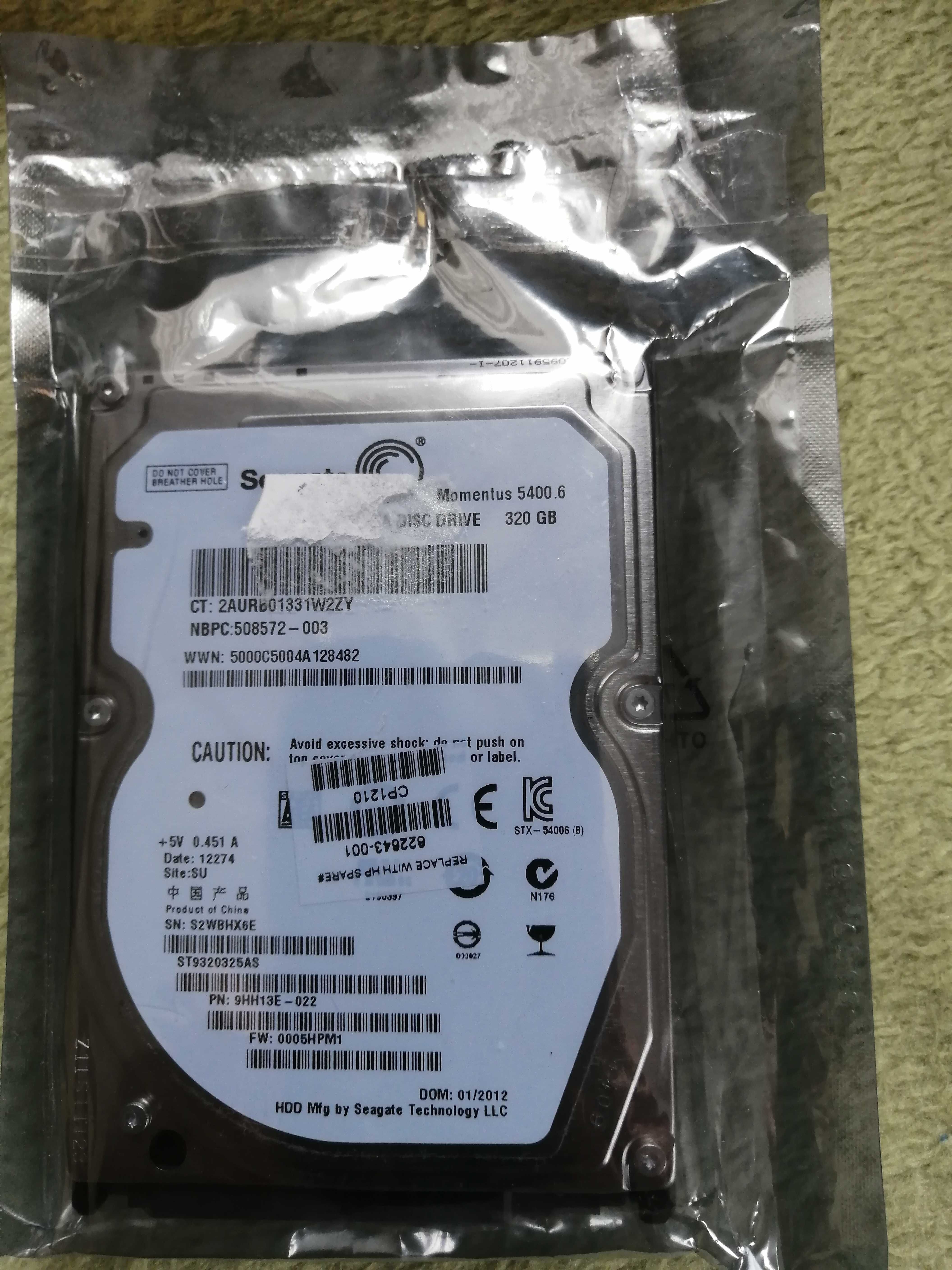 vand hard disk hp 630