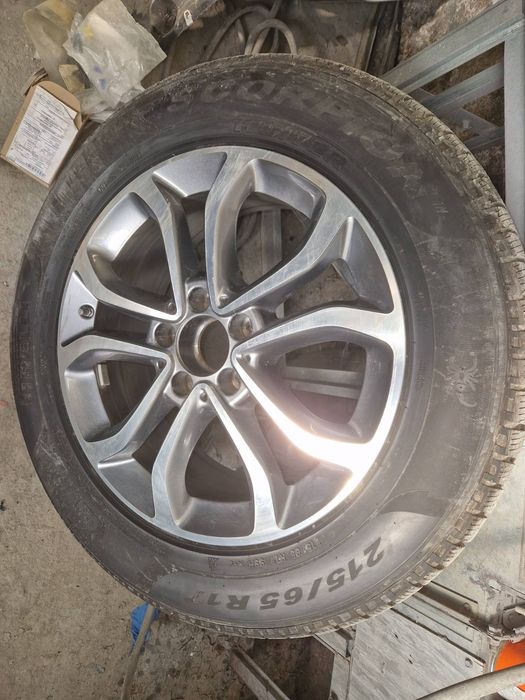 1 бр джанти 17цола с гума  за мерцедес