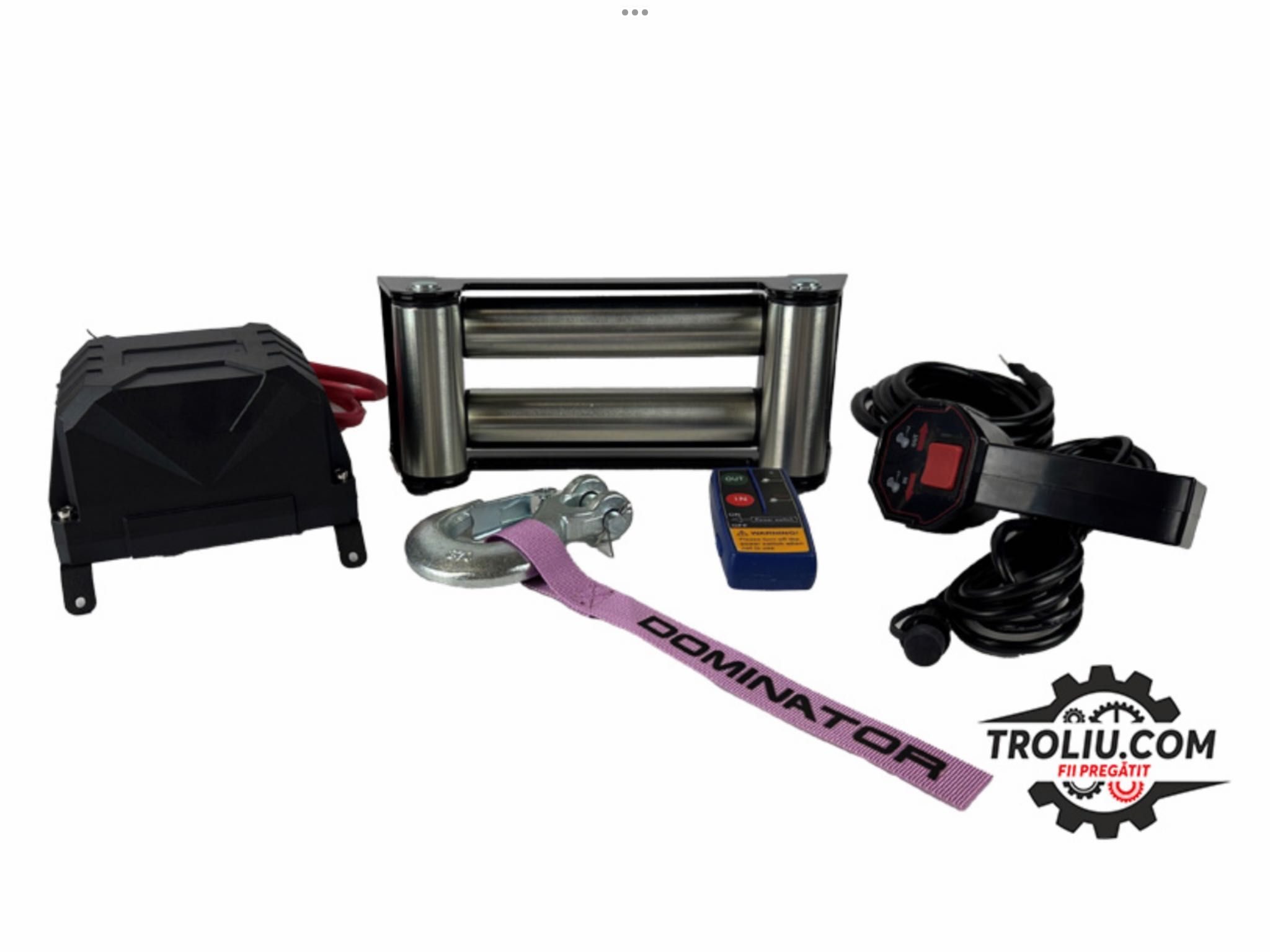 Troliu electric 13000 lb Dominator HD platforma 4x4 auto