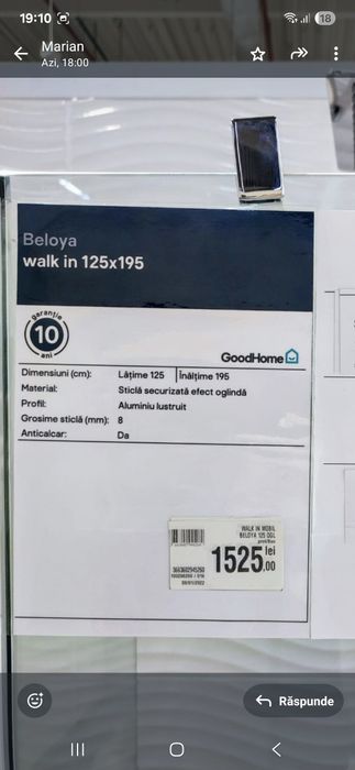 Dus cu cadita de vanzare plus bideu