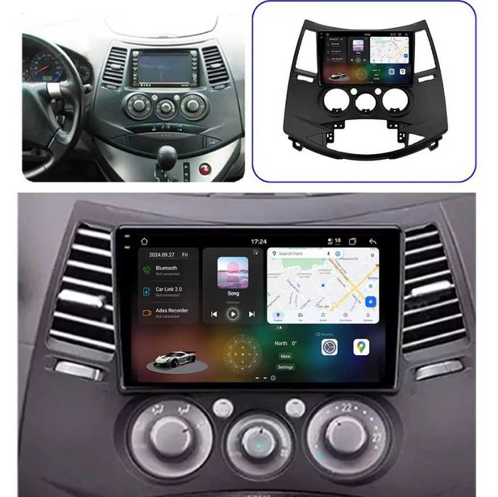 9-инчова мултимедия за Mitsubishi Grandis (2003–2011) + камера CarPlay