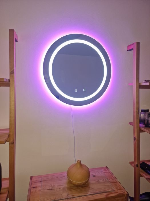 Oglinda Led 60cm cu touch, RGB si Dezaburire