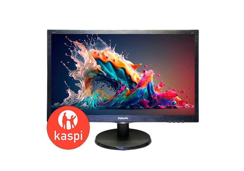 Монитор 23.6" 1920x1080 PHILIPS 243V5LHSB DVI HDMI