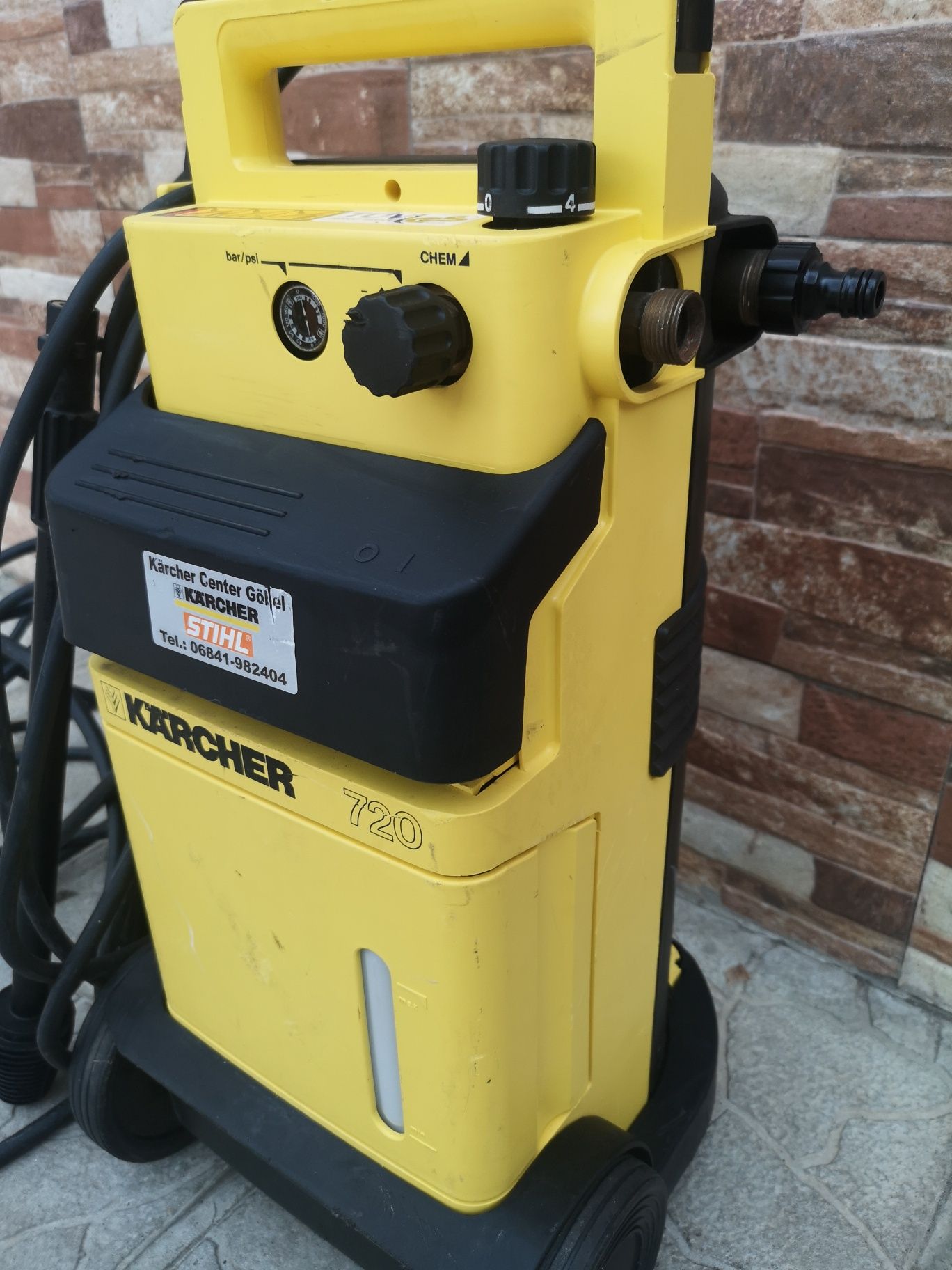 Водоструйка Karcher k7. 20 160bar 3kw 220V БронзГлава Супер Силна Отпу