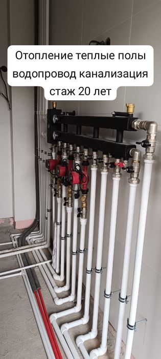 Сантехник , отопление теплые полы Есик
