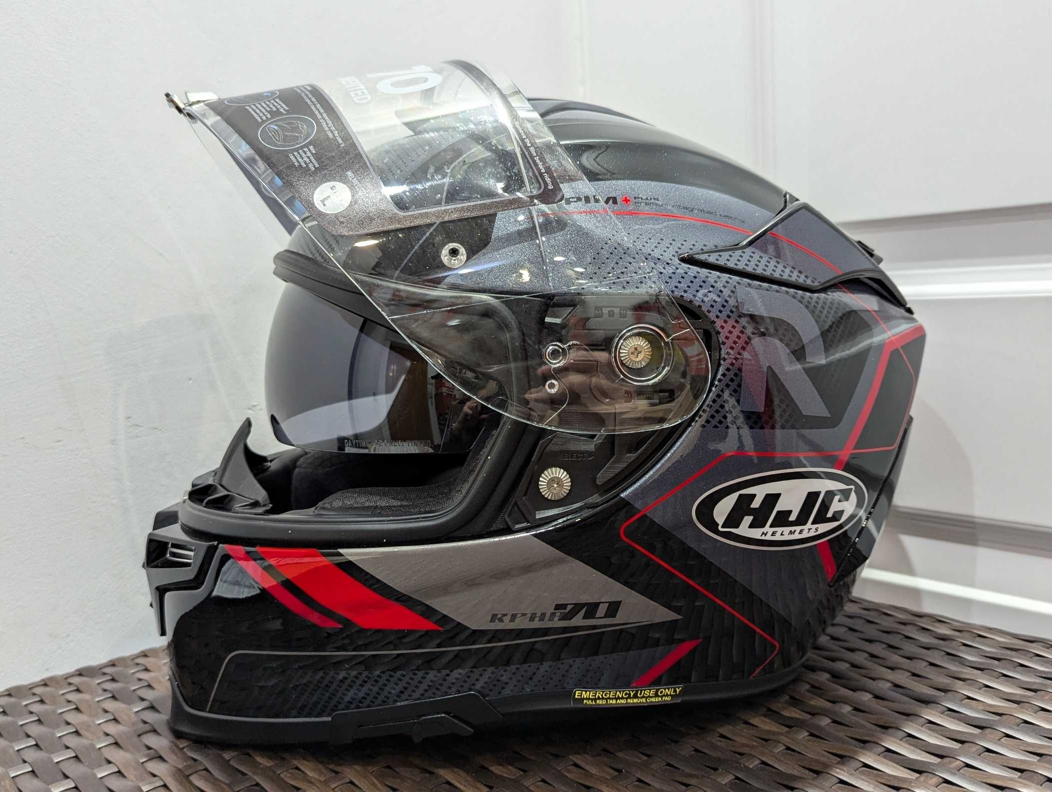 Casca moto HJC RPHA 70, marime L - cu ochelari de soare