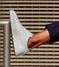 Pantofi sport casual 41 premium SELECTED Homme NOI piele naturala