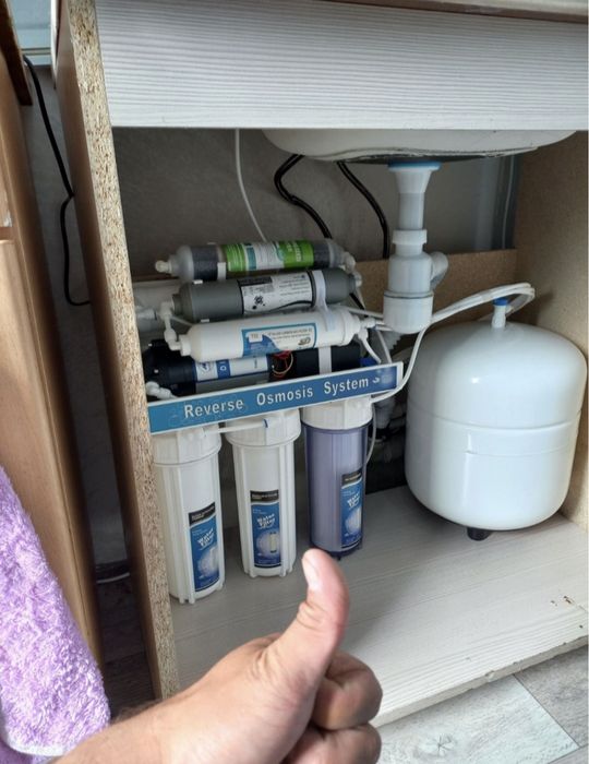 Фильтр для воды рабочий в хорошем состоянии