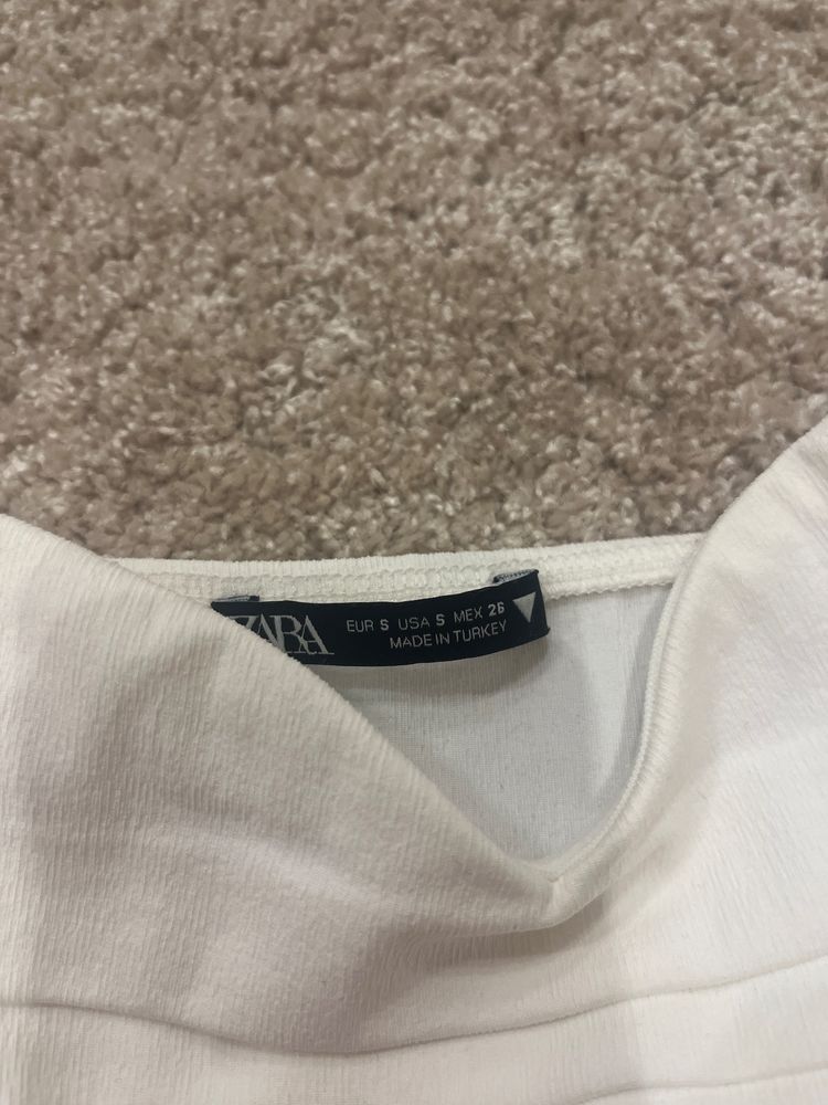 Zara кроп топ size S