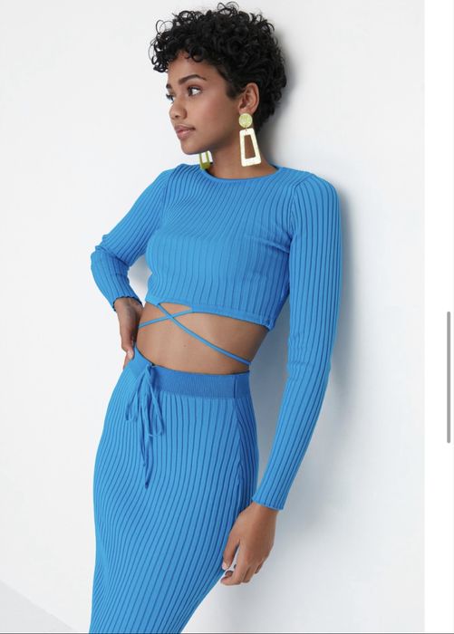 Рипсен сет в синьо