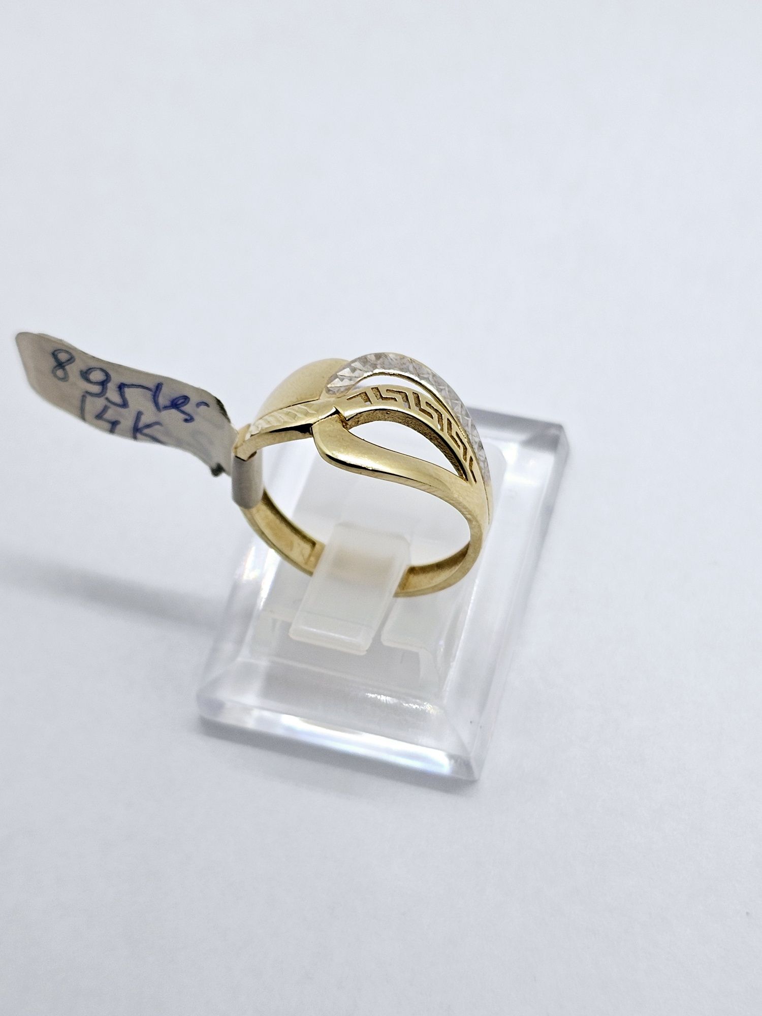 Vand inel dama din aur 14 k 2.43 g cod 299