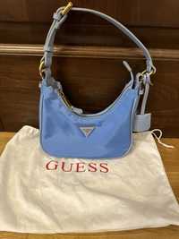 poseta guess albastra originala