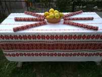 Set Fata de masa bumbac +6 stergare Tradițional Romanesc, Restaurante