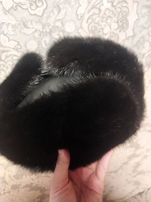 Норковая шапка мужская