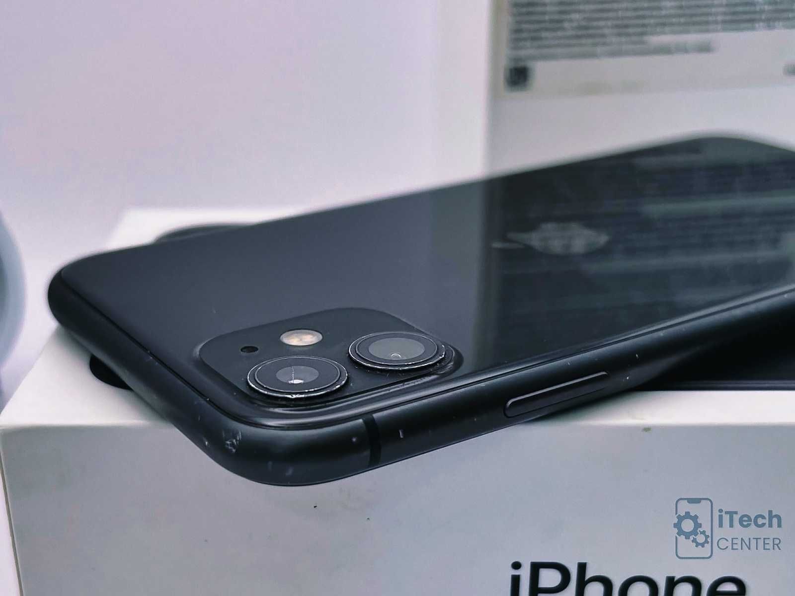 iPhone 11, 128GB, Black, 100% батерия, ОТЛИЧЕН!
