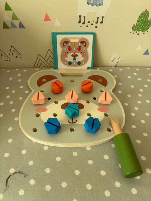 Дървено Мече-конструкб