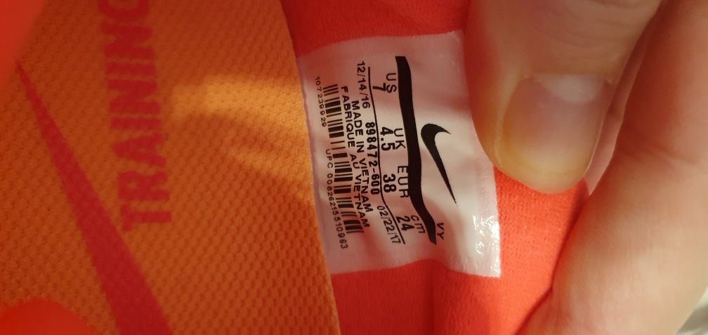 Adidasi dama Nike flex orange portocalii 38