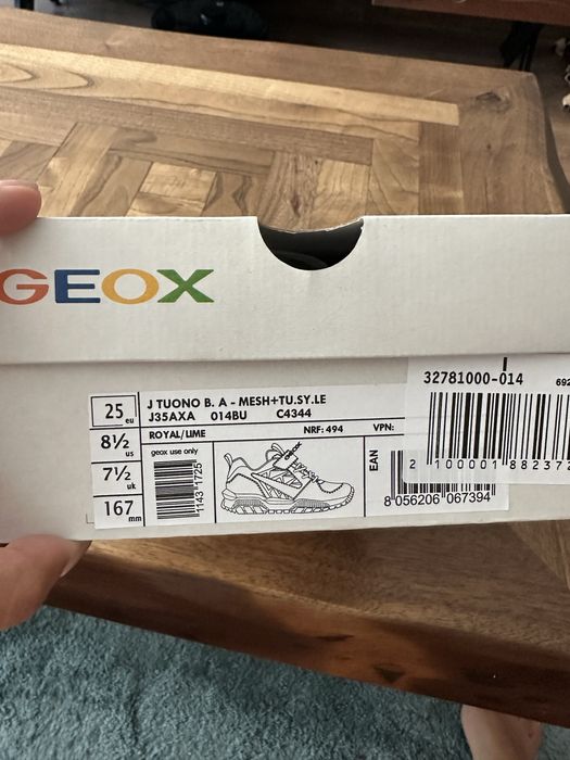Детски обувки/маратонки Geox 25 размер