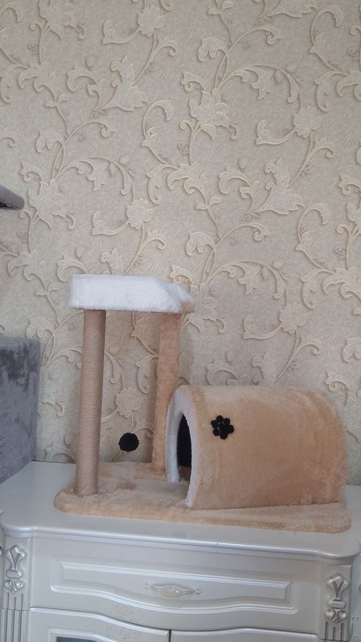 Дом для кошки. Домик кошек. Прочная Новая. С когтеточкой