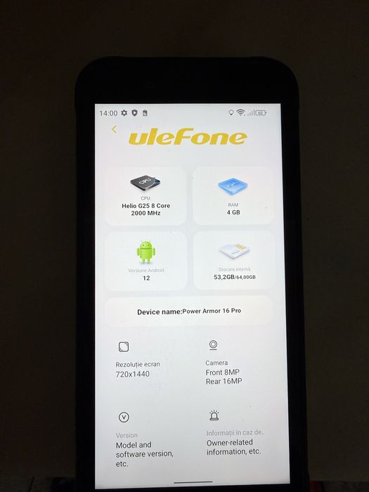 UleFone Power armor 16