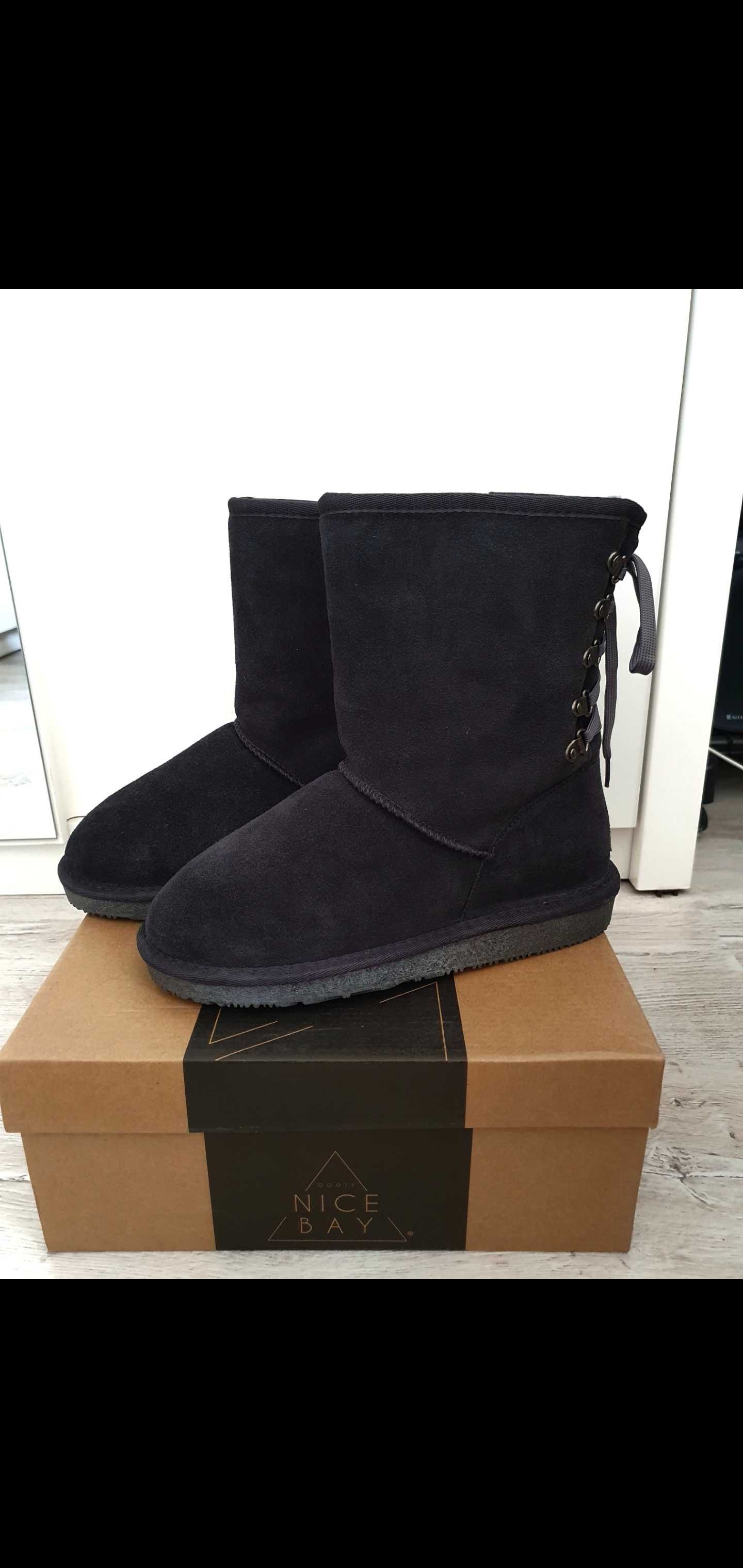 Cizme/ugg/ blana naturala Nice bay mas 38 nou