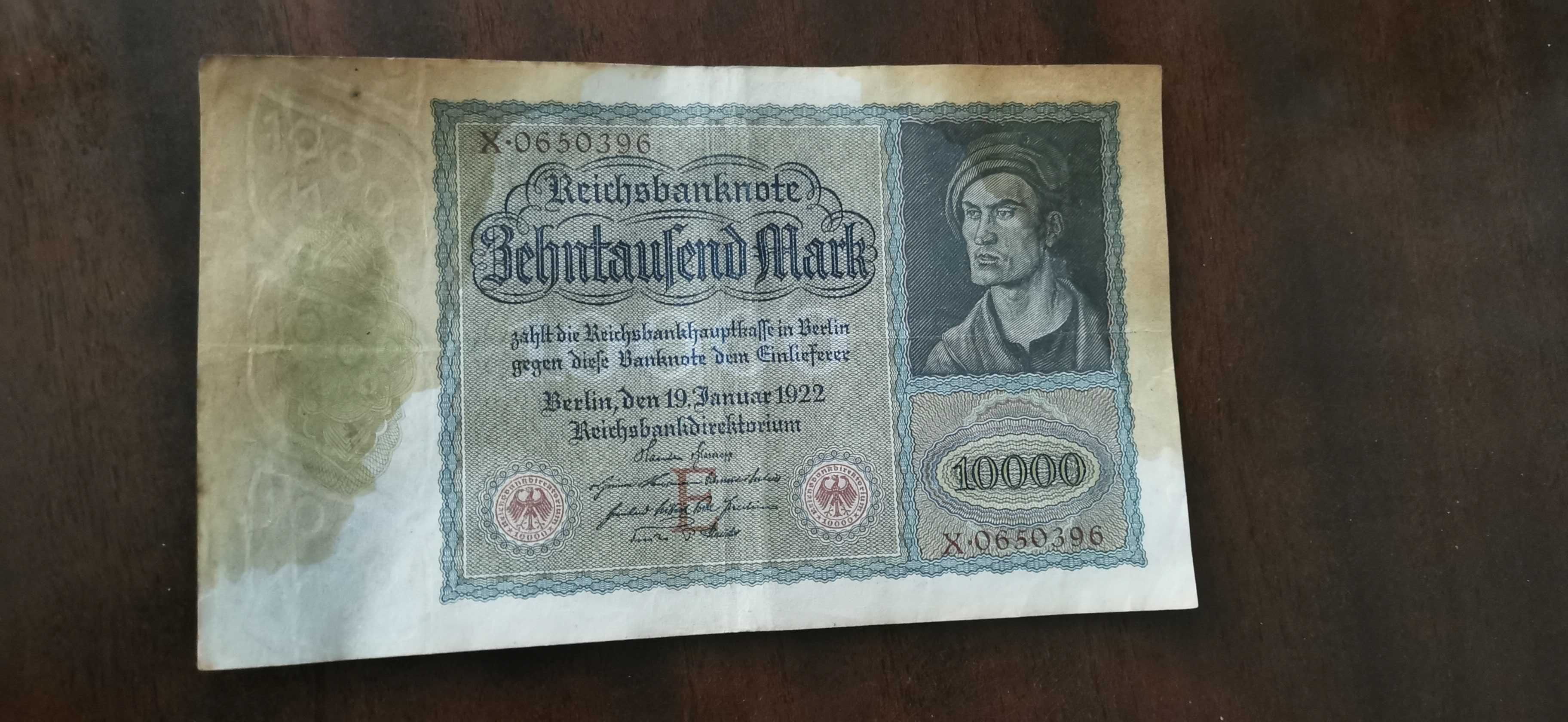 Bancnota 10000 marci 1922