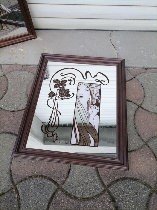 Tablou oglindă cu model