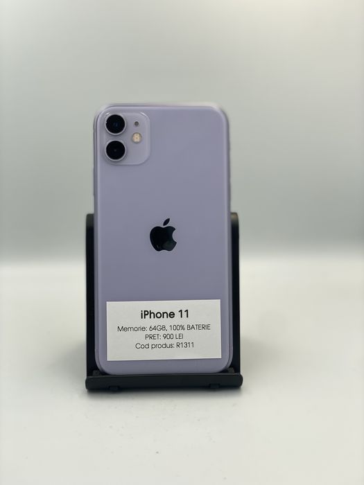 iPhone 11 Pro - 64gb memorie, 100% baterie, 1 an garantie
