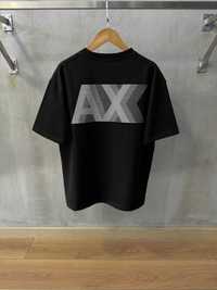 Tricou alb/negru AX