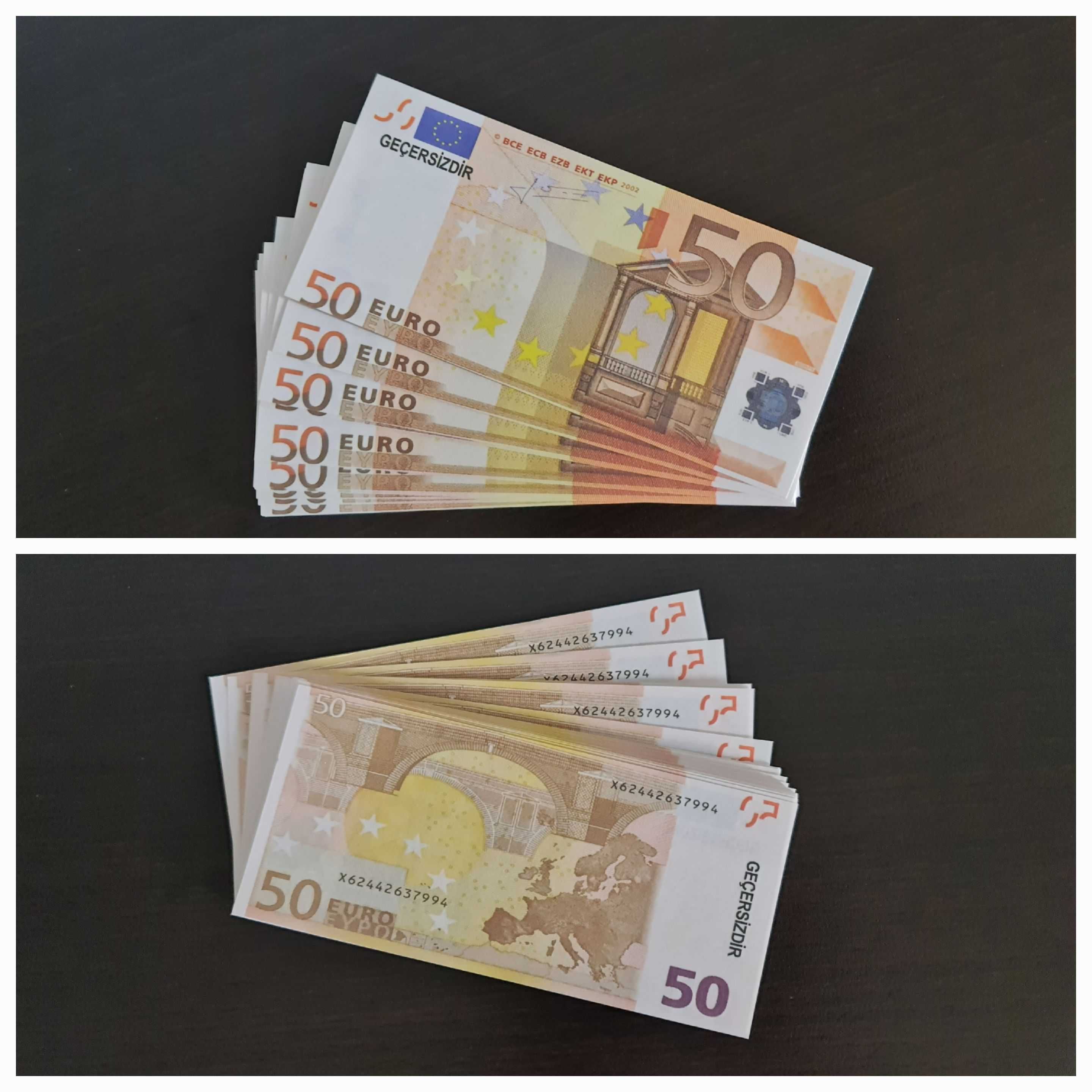 Евро банкноти реквизит подходящи за сватби, празненстава, парти и др
