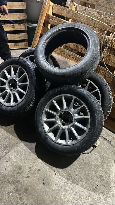 Продам диски с шинами лето bridgestone R16