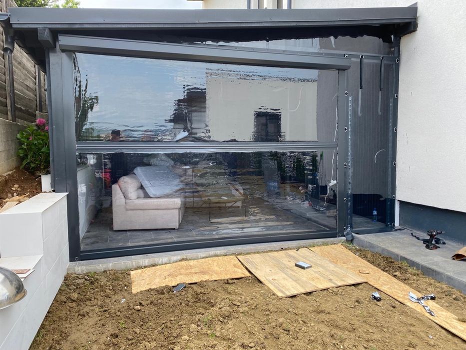 Rulouri casetate cu folie pvc cristal!