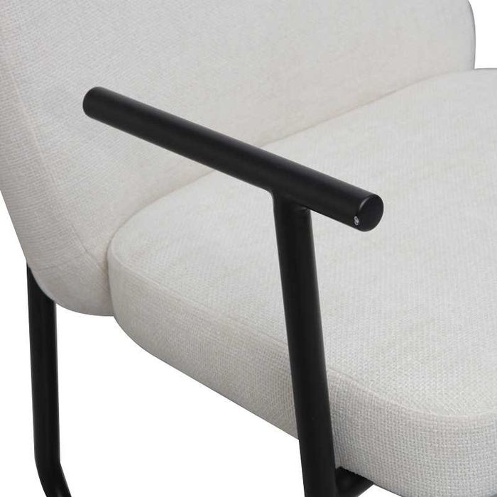 Стол, visitor chair, Кремав, Текстил, 65х68.5х79.5см.