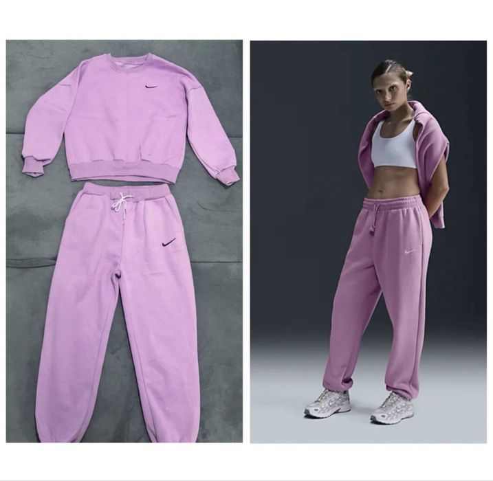 Костюм двойка женский спортивный лиловый