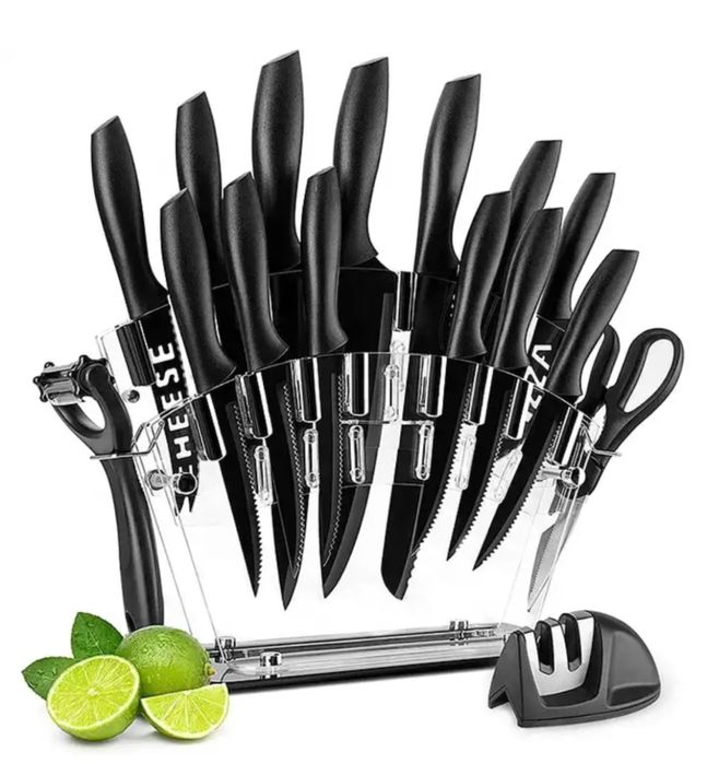 Set de 11 cutite si accesorii