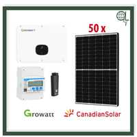 Sistem Fotovoltaic Trifazat On-Grid Growatt si Canadian Solar 20kW